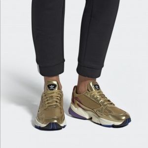 MAKE ME AN OFFER! Adidas Falcon Gold Sneakers